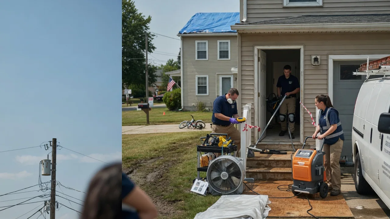 Water Damage Repair in Nanty Glo, PA near me